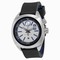 Movado Bold Derek Jeter Captain Series Silver and Blue Dial Black Silicone Men's Watch 3600264
