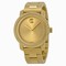 Movado Bold Diamond Gold Dial Gold Ion-plated Stainless Steel Ladies Watch 3600150