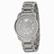 Movado Bold Silver Crystal Pave Dial Stainless Steel Ladies Watch 3600254