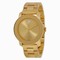 Movado Bold Yellow Gold Ion Plated Stainless Steel Unisex Watch 3600104
