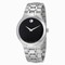 Movado Museum Black Museum Dial Stainless Steel Men's Watch 0606367