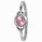 Movado Rondiro Pink Dial Stainless Steel Bangle Ladies Watch 0606797