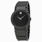 Movado Sapphire PVD Black Bracelet Men's Watch 0606307