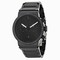 Movado Sapphire Synergy Black Dial Men's Watch 0606801