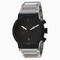 Movado Synergy Chronograph Black Dial Stainless Steel Men's Watch 0606800