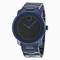 Movado Bold Black Dial Blue PVD Unisex Watch 3600296