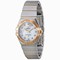 Omega Constellation Brushed Quartz White Mother of Pearl Dial Ladies Watch 123.20.27.60.55.001