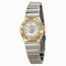 Omega Constellation Polished Quartz White Mother-of-Pearl Ladies Watch 12320246055004