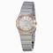 Omega Constellation Two Tone Rose Gold Ladies Watch 12320246005001