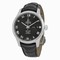 Omega De Ville Black Dial Black Leather Automatic Men's Watch 43113412201001
