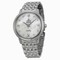 Omega De Ville Prestige White Mother of Pearl Diamond Dial Stainless Steel Automatic Ladies Watch 42410332055001