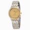 Omega DeVille Prestige Champagne Diamond Dial Steel and Yellow Gold Ladies Watch 42420276058001