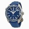 Omega Planet Ocean GMT Blue Dial Blue Rubber Men's Watch 23292442203001