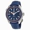 Omega Seamaster Planet Ocean GMT Blue Dial Leather Men's Watch 23232442203001