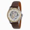 Oris Artelier Automatic Skeleton Dial Brown Leather Men's Watch 734-7670-4351LS