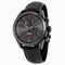 Oris Artix GT Audi Sport Chronograph Black Dial Black Leather Watch 778-7661-7784SET
