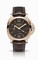 Panerai Luminor 1950 Brown Dial 18k Rose Gold Men's Watch PAM00576