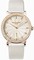 Patek Philippe Calatrava Cream Dial 18kt Rose Gold Diamond Bezel Satin Ladies Watch 7120R