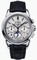 Patek Philippe Grand Complication Silver Dial Chronograph 18kt White Gold Black Leather Men's Watch 5270G-001