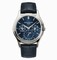 Patek Philippe Grand Complications Blue Dial Platinum Blue Leather Men's Watch 5140P