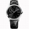 Piaget Altiplano Mechanical Black Dial Black Leather Men's Watch G0A34114