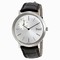 Piaget Altiplano Silver Dial Black Leather Automatic Men's Watch G0A33112