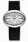 Piaget Limelight Magic Hour Silver Dial 18kt White Gold Diamond Black Satin Ladies Watch G0A32099