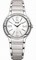 Piaget Polo Silver Dial 18K White Gold Diamond Ladies Watch G0A36233