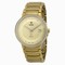 Rado Centrix Automatic Gold Dial Yellow Gold-Plated Men's Watch R30279253