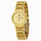 Rado Centrix Automatic Gold Dial Yellow-Gold Plated Stainless Steel Ladies Watch R30280253