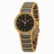 Rado Centrix Automatic Rose Gold-tone and Black Ceramic Ladies Watch R30954152