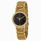 Rado Centrix Jubile Black Diamond Dial Gold-Plated Stainless Steel Ladies Watch R30528713