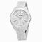 Rado HyperChrome White Dial Stainless Steel and Ceramic Case Ceramic Bracelet Ladies Watch R32321012