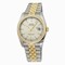 Rolex Datejust Silver Index Dial Jubilee Bracelet Fluted Bezel Two Tone Men's Watch 116233SSJ