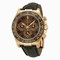 Rolex Cosmograph Daytona Chocolate Dial Automatic Black Leather Men's Watch 116515CHOAL