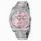 Rolex Datejust Automatic Pink Floral Dial Diamond Bezel Steel Ladies Watch 116244PFAO