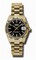 Rolex Datejust Black Automatic 18kt Yellow Gold President Ladies Watch 178238BKSP