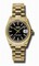 Rolex Datejust Black Dial Automatic 18kt Yellow Gold President Ladies Watch 178248BKSP