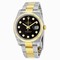 Rolex Datejust Black Dial Automatic Stainless Steel and 18kt Yellow Gold Men's Watch 116233BKDO