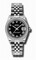 Rolex Datejust Black Dial Automatic Stainless Steel Jubilee Ladies Watch 178384BKRJ