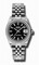 Rolex Datejust Black Dial Automatic Stainless Steel Jubilee Ladies Watch 178384BKSJ