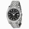 Rolex Datejust Black Index Dial Jubilee Bracelet Fluted Bezel Men's Watch 116234BKSJ