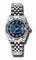 Rolex Datejust Blue Concentric Circle Dial Automatic White Gold Bezel Steel Ladies Watch 178274BLCAJ