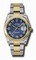 Rolex Datejust Blue Concentric Dial Automatic Stainless Steel and 18K Yellow Gold Men's Watch 116203BLCAO