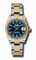 Rolex Datejust Blue Dial Automatic Stainless Steel and 18kt Yellow Gold Ladies Watch 178313BLSO