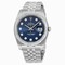 Rolex Datejust Blue Diamond Dial Jubilee Bracelet Fluted Bezel Men's Watch 116234BLDJ