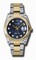 Rolex Datejust Blue Jubilee Dial Automatic Stainless Steel and 18K Yellow Gold Men's Watch 116203BLJDO