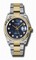 Rolex Datejust Blue Jubilee Dial Automatic Stainless Steel and 18kt Yellow Gold Men's Watch 116233BLJDO