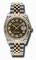 Rolex Datejust Brown Dial Automatic Stainless Steel and 18K Yellow Gold Men's Watch 116233BRAJ