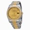 Rolex Datejust Champagne Dial Oyster Bracelet Two Tone Fluted Bezel Men's Watch 116233CSO